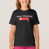 Personalisierter Channel-Abonnement-T - Shirt (Vorderseite)