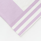 Personalisierter Checkered Lavendel Lila Family Zu Fleecedecke (Ecke)