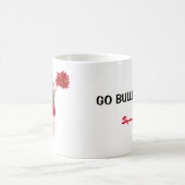 Personalisierter Cheerleader (blondes Haar) Kaffee Kaffeetasse (Mittel)