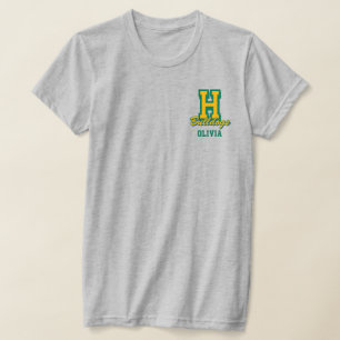 Personalisierter Cheerleader-Name, Benutzerdefinie T-Shirt