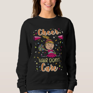Personalisierter Cheerleading-Jubel - Haar ist ega Sweatshirt