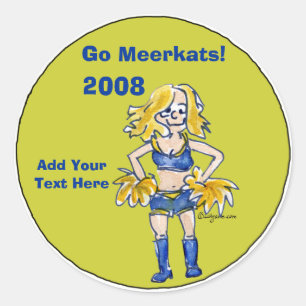 Personalisierter Chefinführer 3 Runder Aufkleber