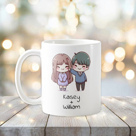 Personalisierter Chibi-Stil Kaffeetasse