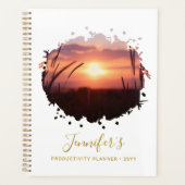 Personalisierter Chic Splash Foto Planer (Vorderseite)