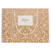 Personalisierter Chic und bezauberndes Upscale Große Geschenktüte (Vorderseite)