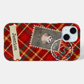 Personalisierter Chic und Fun Tartan Print Case-Mate iPhone Hülle (Rückseite (Horizontal))