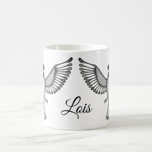 Personalisierter Chickadee Kaffeetasse (Mittel)