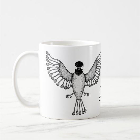 Personalisierter Chickadee Kaffeetasse (Links)