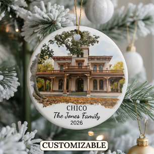 Personalisierter Chico-Schmuck, Benutzerdefiniert  Keramik Ornament