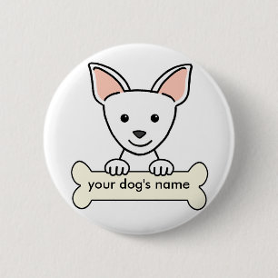 Personalisierter Chihuahua Button