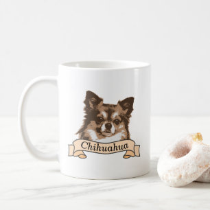 Personalisierter Chihuahua-Hund Kaffeetasse