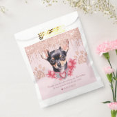Personalisierter Chihuahua Hund mit Glitzer Geburt Geschenktütchen (Versiegelt)