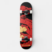 Personalisierter chinesischer Drache Skateboard (Vorderseite)