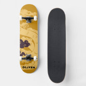 Personalisierter chinesischer Drache Skateboard (Vorderseite)