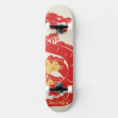 Personalisierter chinesischer Drache Skateboard (Vorderseite)