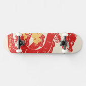 Personalisierter chinesischer Drache Skateboard (Horizontal)