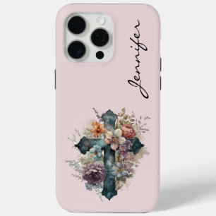 Personalisierter Christlicher Cross iPhone Case