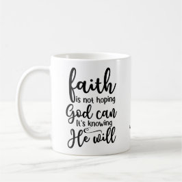 Personalisierter Christlicher Glaube, der Gott ken Kaffeetasse