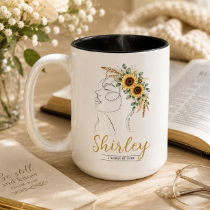 Personalisierter christlicher Mein Gott, dein Gott Zweifarbige Tasse