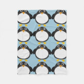Personalisierter Chubby Penguin Fleecedecke (Vorderseite)