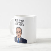 PERSONALISIERTER CHUCKSCHUMER KAFFEETASSE (Vorderseite Links)