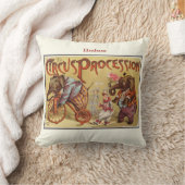 Personalisierter Circus-Elefant des neuen Babyjung Kissen (Decke)