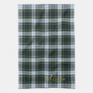 Personalisierter Clan Gordon Tartan Karierter Name Geschirrtuch