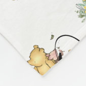 PERSONALISIERTER CLASSIC WINNIE BABY BLANKET GIFT FLEECEDECKE (Ecke)