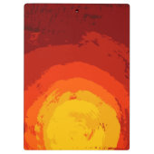 Personalisierter Clip Board African Safari Giraffe Klemmbrett (Rückseite)