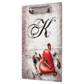 Personalisierter Clip-Board Country-Holzschlüssel Klemmbrett (Links)