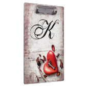 Personalisierter Clip-Board Country-Holzschlüssel Klemmbrett (Rechts)