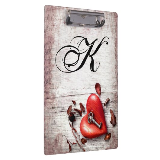 Personalisierter Clip-Board Country-Holzschlüssel Klemmbrett (Rechts)