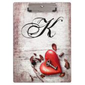 Personalisierter Clip-Board Country-Holzschlüssel Klemmbrett (Vorderseite)