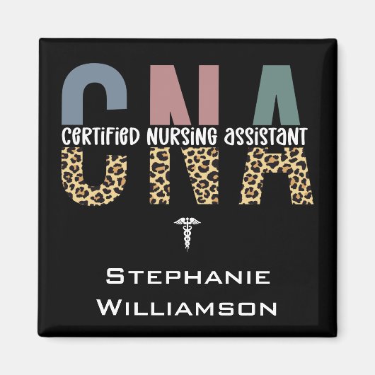 Personalisierter CNA-zertifizierter Krankenpfleger Magnet (Vorne)