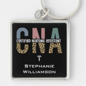 Personalisierter CNA-zertifizierter Krankenpfleger Schlüsselanhänger (Vorne)