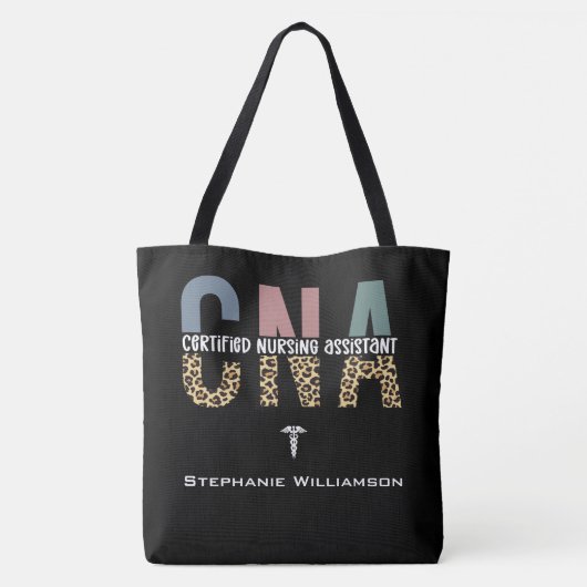 Personalisierter CNA-zertifizierter Krankenpfleger Tasche (Rückseite)