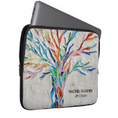 Personalisierter Coach für das Baumleben Laptopschutzhülle (Vorne Rechts)