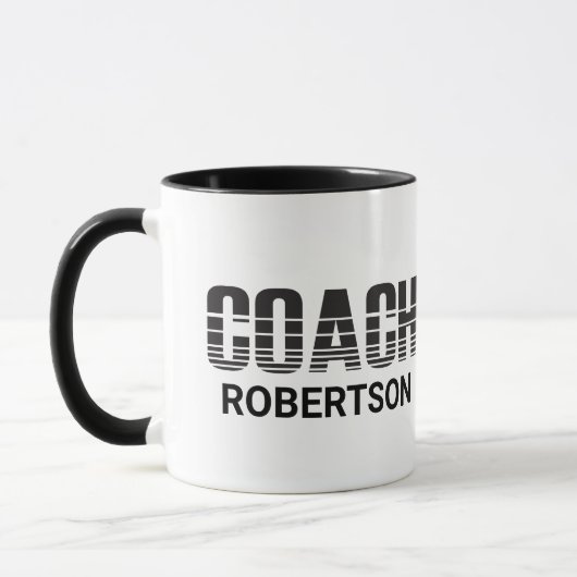Personalisierter Coach Tasse (Links)