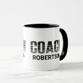 Personalisierter Coach Tasse (VorderseiteRechts)