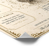 Personalisierter Cockapoo-Sternzeichen-Druck-Gesch Poster (Ecke)