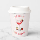 Personalisierter Cocktail Design Paper Cup Pappbecher (Vorderseite)