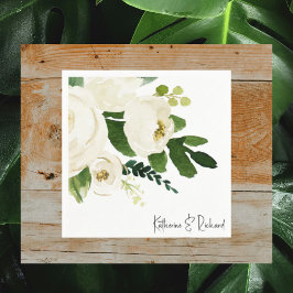 Personalisierter Cocktail in der eleganten White R Serviette