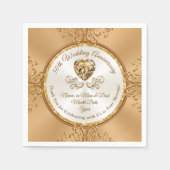 Personalisierter Cocktail Napkins zum 50-jährigen Serviette (Vorderseite)