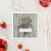 Personalisierter Cocktail Party Dekoration Weintra Serviette (Beispiel)