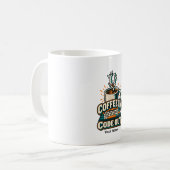 Personalisierter Coffee In Code Out Programmierer Kaffeetasse (Vorderseite Links)
