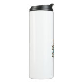 Personalisierter Coffee In Code Out Programmierer  Thermosbecher (Nach links gedreht)