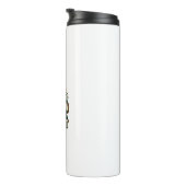 Personalisierter Coffee In Code Out Programmierer  Thermosbecher (Nach rechts gedreht)