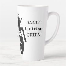 Personalisierter Coffein QUEEN Kaffeepuppe