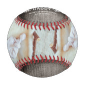 Personalisierter Collage Baseball-Tag Baseball (Vorderseite)