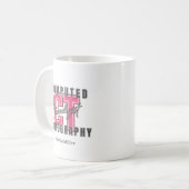Personalisierter Computertomographie-Technologe Kaffeetasse (Vorderseite Links)